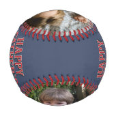 Foto Collage Happy Vatertag Baseball (Rückseite)