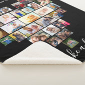 Foto Collage Heart Gemeinsam bilden wir eine Famil Sherpadecke (3/4)