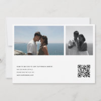 Foto-Collage-Hochzeit | QR-Code-Einladungen