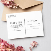 Foto Collage Hochzeit Vielen Dank Postkarte