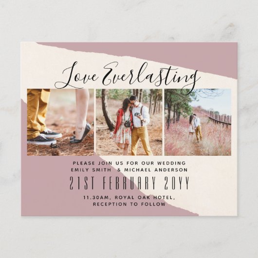 FOTO COLLAGE Hochzeitsveranstaltung in Everlasting Flyer (Vorne)