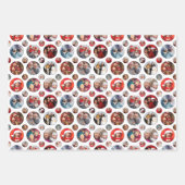 Foto Collage Holiday Geschenkpapier Set (Vorderseite)