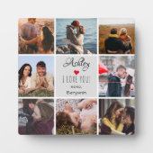 Foto Collage ''I Liebe You'' Valentinstag Fotoplatte (Vorderseite)