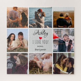 Foto Collage ''I Liebe You'' Valentinstag Puzzle