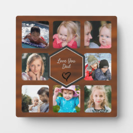 Foto Collage Imitate des Vaters Fotoplatte