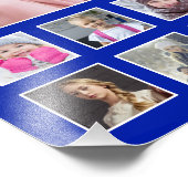 Foto Collage K-12 Royal Blue Silver (Ecke)