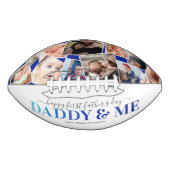 Foto Collage Keepake Football zum ersten Vatertag (Vorderseite)