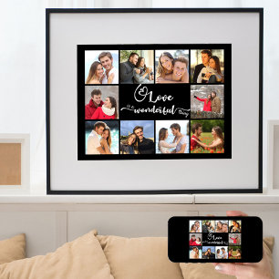 Foto Collage Liebe ist eine wunderbare Sache 10 Bi Poster