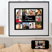 Foto Collage Liebe ist eine wunderbare Sache 10 Bi Poster