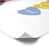 Foto Collage Liebe Poster (Ecke)