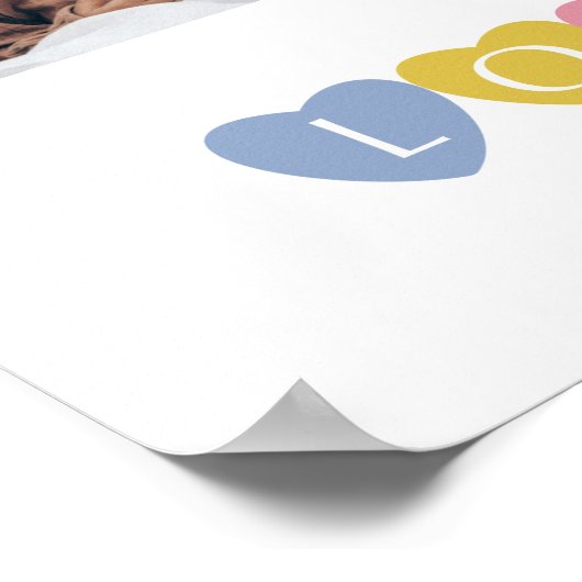 Foto Collage Liebe Poster (Ecke)