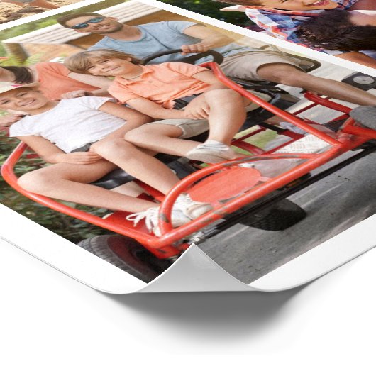 Foto Collage Liebe Sie Mama 15 Bilder Poster (Ecke)