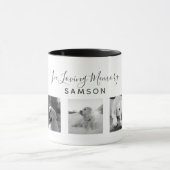 Foto Collage Memorial - In Love Memory Tasse (Zentrum)