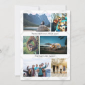 Foto Collage Merry Travel Erinnerungen Feiertagskarte (Vorderseite)