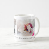 Foto Collage Minimaler Weihnachtskalender Kaffeetasse (VorderseiteRechts)