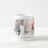 Foto Collage Minimaler Weihnachtskalender Kaffeetasse (Mittel)