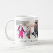 Foto Collage Minimaler Weihnachtskalender Kaffeetasse (Links)