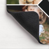 Foto-Collage mit Monogramm Mousepad (Ecke)