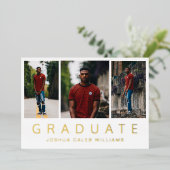 Foto Collage Moderner Abschluss Ankündigung (Stehend vorne)