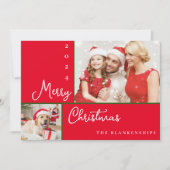 Foto Collage Modernes Skript Weihnachten (Vorderseite)