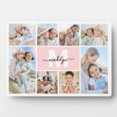 Foto-Collage-Monogramm-Bild Fotoplatte (Vorderseite)
