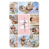 Foto-Collage-Monogramm-Bild Magnet (Vertikal)