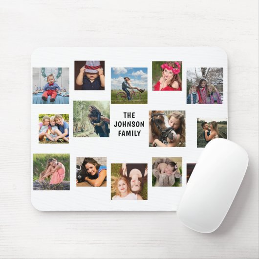 Foto Collage Mouse Pad Mousepad (Mit Mouse)