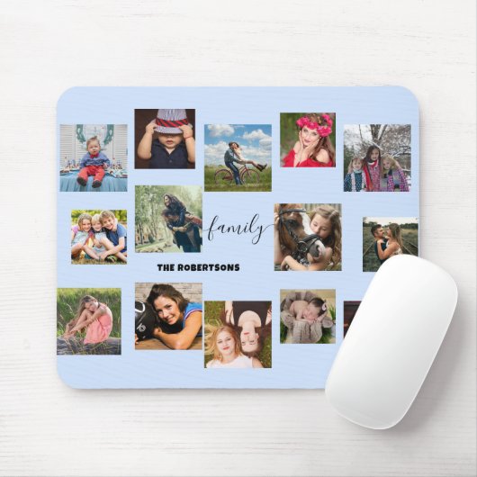 Foto Collage Mouse Pad Mousepad (Mit Mouse)