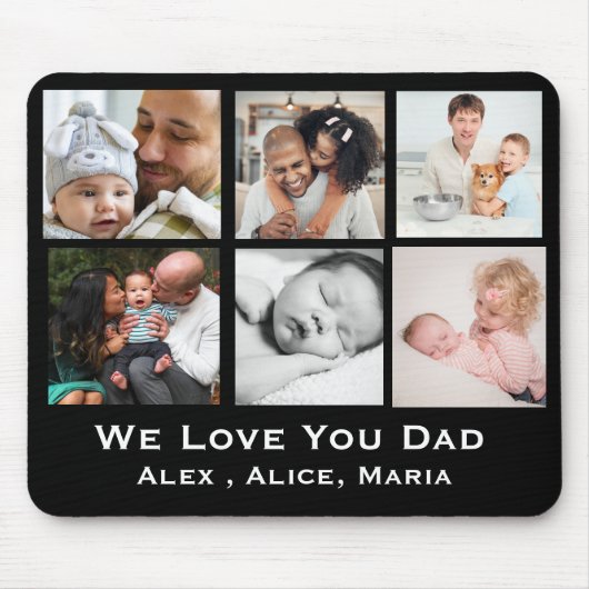 Foto Collage Mouse Pad zum personalisierten Vatert Mousepad (Vorne)