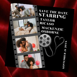 Foto Collage Movie Strip Personalisiert DIY Custom Save The Date