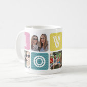 Foto Collage Multicolor Kaffeetasse (Vorderseite Links)