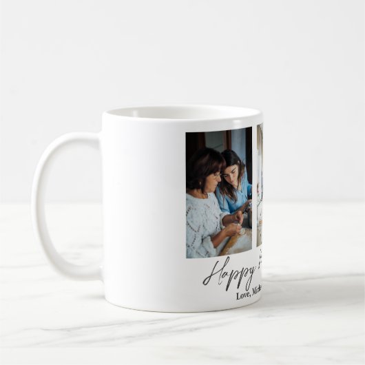 Foto Collage Muttertagsgeschenk Kaffeetasse (Links)