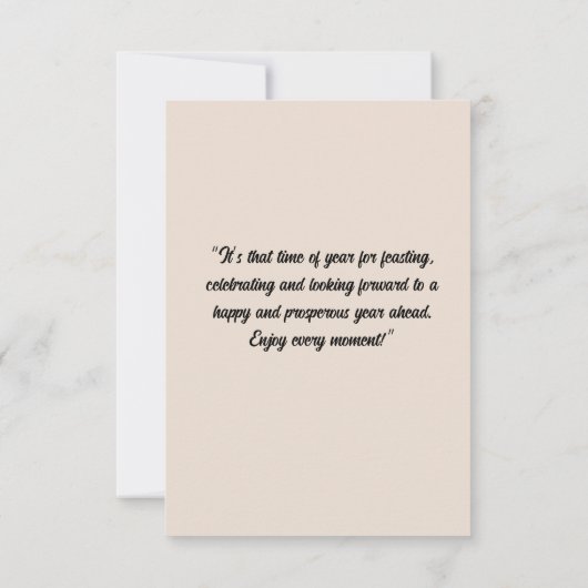 Foto-Collage neue Party-Karte Dankeskarte (Rückseite)