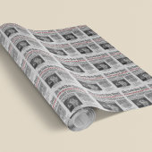 Foto Collage North Pole Weihnachten Geschenkpapier