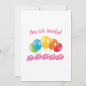 Foto-Collage Nr. 3 Mädchen Einladung (Rückseite)