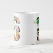 Foto Collage Number 16 - 16. Geburtstag Jumbo-Tasse (Vorderseite)