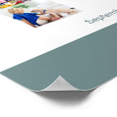 Foto Collage Number 16 Personalisiert 16. Geburtst Poster (Ecke)