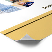 Foto Collage Number 30 Neutral 30. Geburtstag Poster (Ecke)