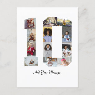 Foto-Collage Nummer 10 Postkarte