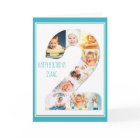 Foto Collage Nummer 2 Boy's 2. Geburtstag