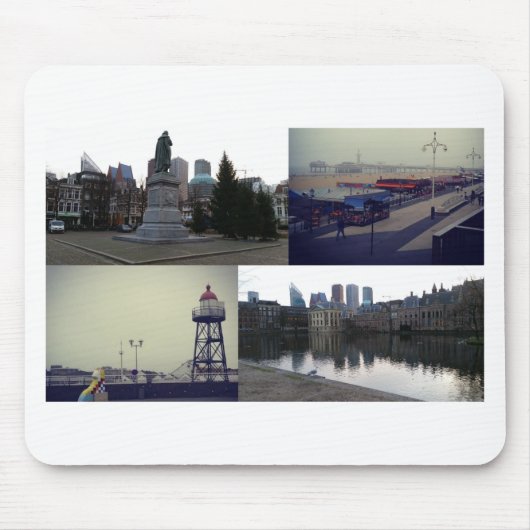 Foto Collage of the Haag 3 Mousepad (Vorne)