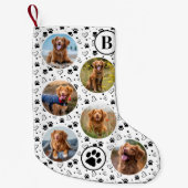 Foto Collage Pads Prints Hearts Dog Kleiner Weihnachtsstrumpf (Vorderseite)
