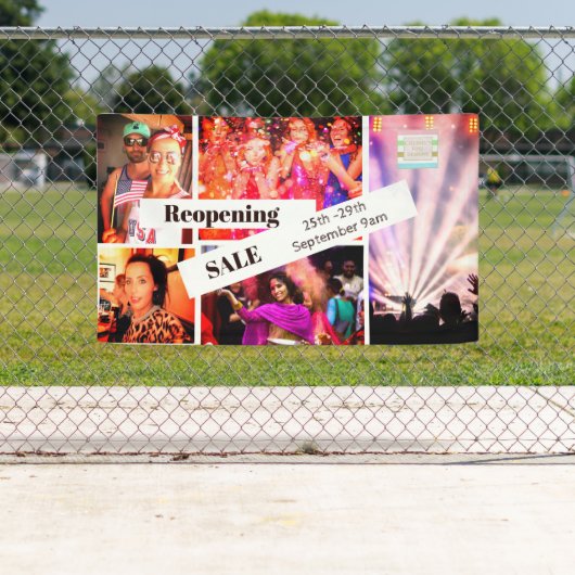 Foto Collage Party Images Sale Banner (Insitu)