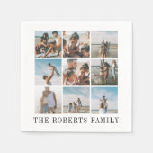 Foto Collage Peel und Foto-Tile Serviette (Vorderseite)