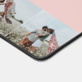 Foto Collage personalisiert modern minimalistisch Schreibtischunterlage (Ecke)