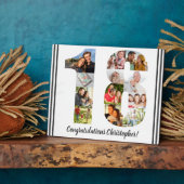 Foto Collage Personalisiert Nummer 18 Geburtstag Fotoplatte (Seite)