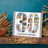 Foto Collage Personalisiert Nummer 30 Geburtstag Fotoplatte (Seite)