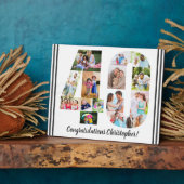 Foto Collage Personalisiert Nummer 40 Geburtstag Fotoplatte (Seite)