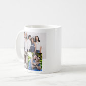 FOTO COLLAGE PERSONALISIERTE KAFFEE-TASSE KAFFEETASSE (Vorderseite Links)