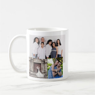 FOTO COLLAGE PERSONALISIERTE KAFFEE-TASSE KAFFEETASSE